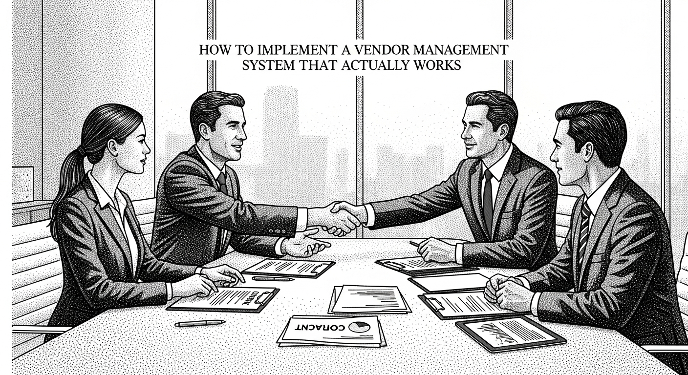 How to Implement a Vendor Management System That Actually Works — Supplier Relationships | Sourcing Tomorrow